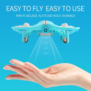 Mini drone 720P HD CAMERA six-way 2.4G with light 360 ¡ã flip fixed height aircraft