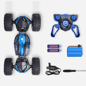 RC Car Off-Road Vehicles Rock Crawler 2.4Ghz Remote Control Car Monster Truck 4WD Dual Motors Electric Racing Car, Toys RTR Rechargeable Buggy Hobby Car