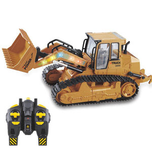 1:16 RC bulldozer toy 10-channel 2.4G engineering vehicle toy