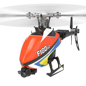 Upgraded YUXIANG F180 V2 6CH 3D 6G System Dual Brushless Direct Drive Motor Aileronless RC Helicopter with GPS & FPV