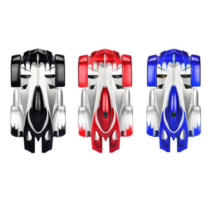 Wall climbing rc car with LED lights 360 degree stunt car