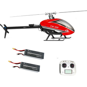 FLY WING FW450L V2.5 6CH FBL 3D Flying GPS Altitude Hold One-key Return RC Helicopter RTF