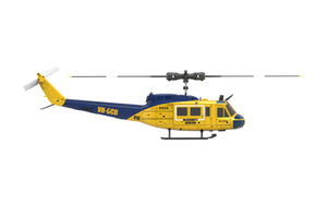 RC ERA C032 UH-1 2.4G 6CH 6-axis Gyroscope 1:48 Scale Huey Altitude Hold Optical Flow Positioning TOF Altitude Hold Flybarless RC Helicopter RTF