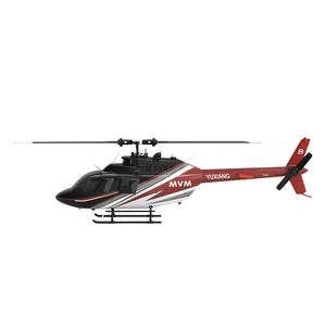 YU XIANG F08 1:27 Bell-206 Scale 2.4G 6CH Altitude Hold Optical Flow Positioning Dual Brushless Motor RC Helicopter