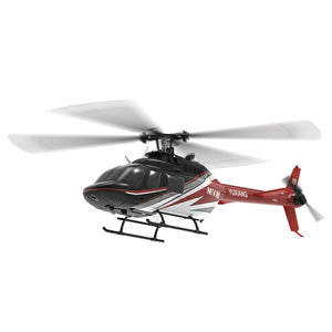 YU XIANG F08 1:27 Bell-206 Scale 2.4G 6CH Altitude Hold Optical Flow Positioning Dual Brushless Motor RC Helicopter
