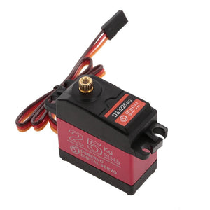 DSSERVO DS3225MG 25KG 180 Degree Metal Gear High Torque Waterproof Digital Servo For RC Airplane Robot Car