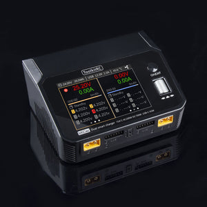 ToolkitRC M6DAC DC 350WX2 15A AC 700W 25A Dual Channel Smart Lipo Battery Charger Discharger for 1-6S Lipo Battery