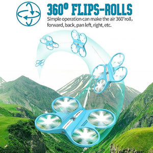 Mini drone 720P HD CAMERA six-way 2.4G with light 360 ¡ã flip fixed height aircraft