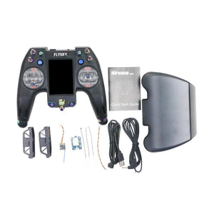 Flysky FS-NV14 crossing machine remote control 2.4G 14CH with iA8X Receiver 3.5 Inch Display Open Source