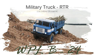 WPL B-24 1/16 remote control military truck 4WD off-road climbing vehicle
