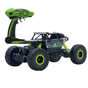 RC Cars Off-Road Remote Control Car Trucks Vehicle 2.4Ghz 4WD Powerful 1: 18 Racing Climbing Cars Radio Electric Rock Crawler Buggy Hobby Toy for Kids