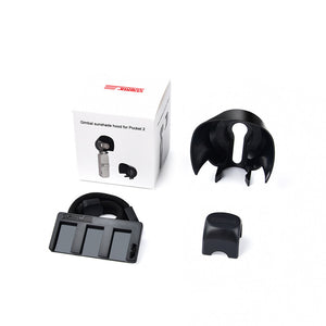 Multi-purpose kit for DJI Pocket 2 Sunshade+Lens protector cover+Adapter holder