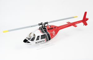 FLY WING Bell 206 V3/V4 Class 470 6CH Brushless Motor GPS Fixed Point Altitude Hold Scale RC Helicopter