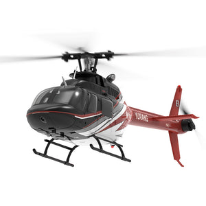 YU XIANG F08 1:27 Bell-206 Scale 2.4G 6CH Altitude Hold Optical Flow Positioning Dual Brushless Motor RC Helicopter