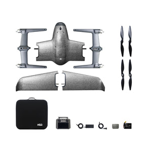 HEQ Swan K1 PRO 2.4Ghz 5km 1200mm Wingspan VTOL Vertical Take-off and Landing One-Click Take-off and Return 40km Flying Fixed-Wing UAV FPV Drone RC Airplane
