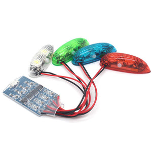 Wireless LED night light for helicopter/fixed wing aircraft
