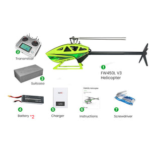 Flywing FW450  V3 PRO GPS RC helicopter For Beginner and Expert Pilots