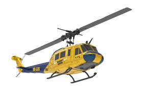 RC ERA C032 UH-1 2.4G 6CH 6-axis Gyroscope 1:48 Scale Huey Altitude Hold Optical Flow Positioning TOF Altitude Hold Flybarless RC Helicopter RTF