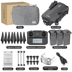 SJRC F5S PRO+ 3.5KM Repeater Digital FPV with 4K EIS HD Camera 2-Axis Mechanical Self-stabilizing Gimbal Brushless Foldable RC Drone Quadcopter