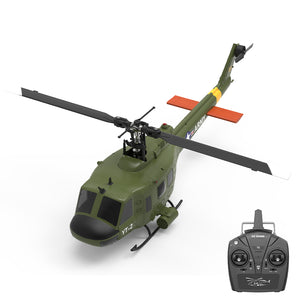 YuXiang F07 1:34 UH-1 HUEY Scale 2.4G 6CH Altitude Hold Optical Flow Positioning Dual Brushless Motor RC Helicopter