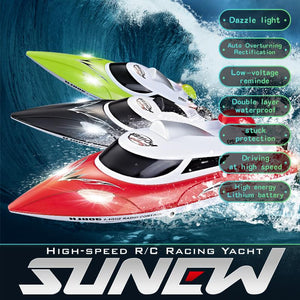 HJ806 remote control boat 17 minutes endurance anti-rollover speed boat