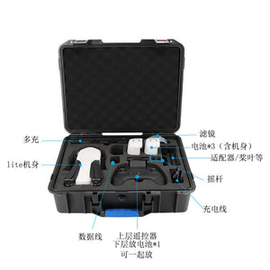 Autel Robotics EVO Lite series explosion proof Box Waterproof Pressure drop sturdy Hard Shell Black Bag Case for EVO LITE Series