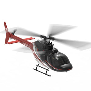 YU XIANG F08 1:27 Bell-206 Scale 2.4G 6CH Altitude Hold Optical Flow Positioning Dual Brushless Motor RC Helicopter