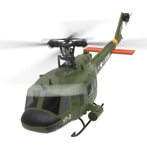 YuXiang F07 1:34 UH-1 HUEY Scale 2.4G 6CH Altitude Hold Optical Flow Positioning Dual Brushless Motor RC Helicopter
