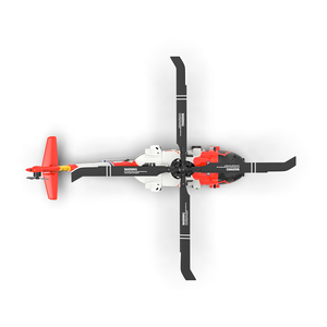 YXZNRC F09-S 2.4Ghz 6 Axis Gyro Brushless coast guard uh60 rescue helicopter with GPS & FPV