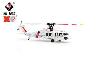 WLtoys  K270 Black Hawk UH-60L 4CH RC Helicopter with Optical Flow & Altitude Hold, 6-Axis Gyro for Beginners, 8 Min Flight