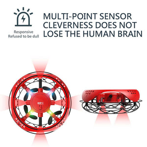 Mini induction four-axis aircraft automatic obstacle avoidance infrared induction ufo toy