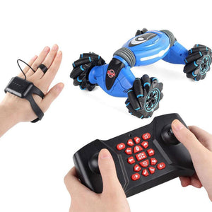 Remote control stunt car gesture sensing roll off-road climbing car