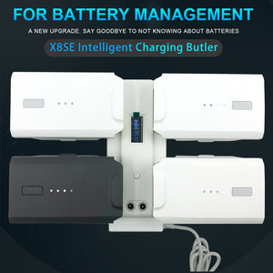 FIMI X8SE 2022 drone intelligent charging housekeeper supports charging 4 batteries at the same time