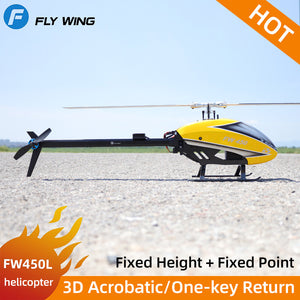FLY WING FW450L V2.5 6CH FBL 3D Flying GPS Altitude Hold One-key Return RC Helicopter RTF