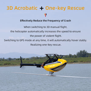 FLY WING FW450L V2.5 6CH FBL 3D Flying GPS Altitude Hold One-key Return RC Helicopter RTF