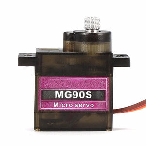 4X MG90S Metal Gear RC Micro Servo 13.4g for Mini Car / Mini Ship / Helicopter & Airplane