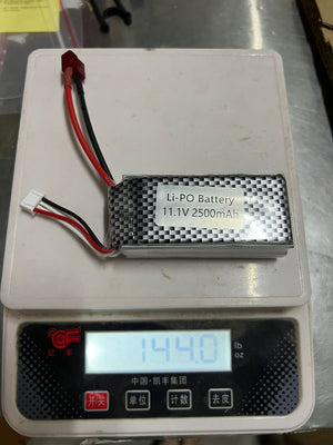 MJX HYPER GO 14302 3S 11.1V 2500 mAH Battery