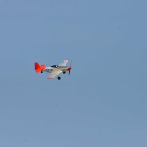 VOLANTEXRC P-51 Mustang 4-Ch Beginner Airplane with Xpilot Stabilizer / One-key Aerobatic (761-5) RTF