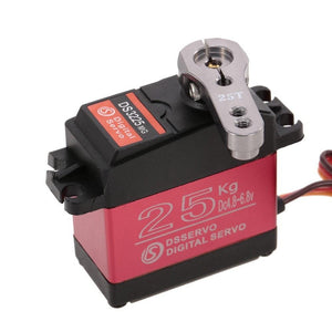 4pcs DSSERVO DS3225MG 25KG 180 Degree Metal Gear High Torque Waterproof Digital Servo For RC Airplane Robot Car