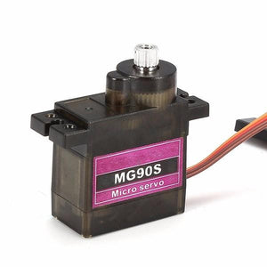 MG90S Metal Gear RC Micro Servo 13.4g for Mini Car / Mini Ship / Helicopter & Airplane