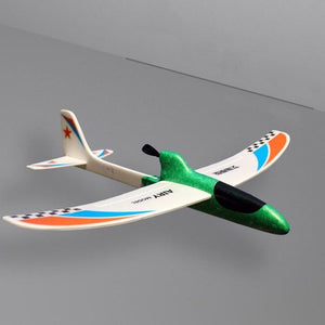 Hand throw gyro glider toy EPP electric foam plane